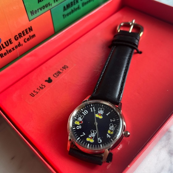 Disney Accessories - Vintage Disney Mickey Mood Watch - New in Box